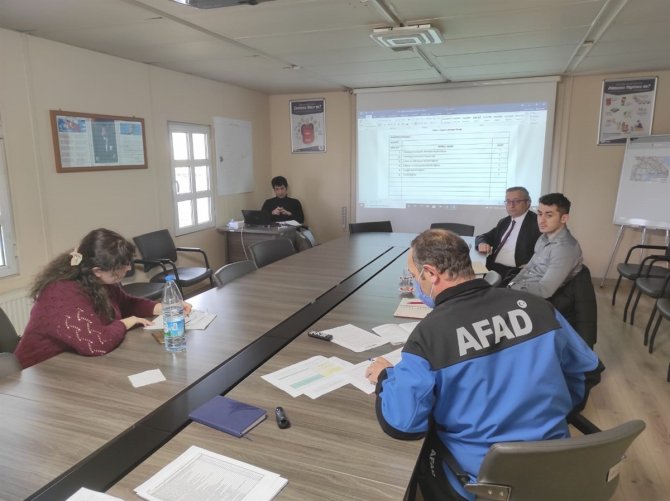 Tamp - Tekirdağ Afet Müdahale Planı Kontrolleri