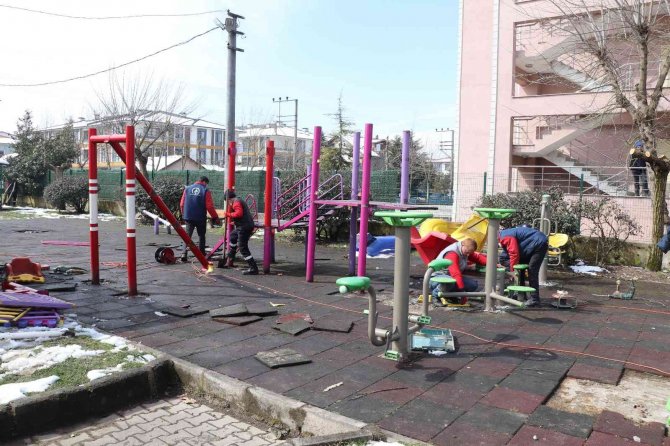 Düzce’de Eskiyen Oyun Grupları Değiştirildi