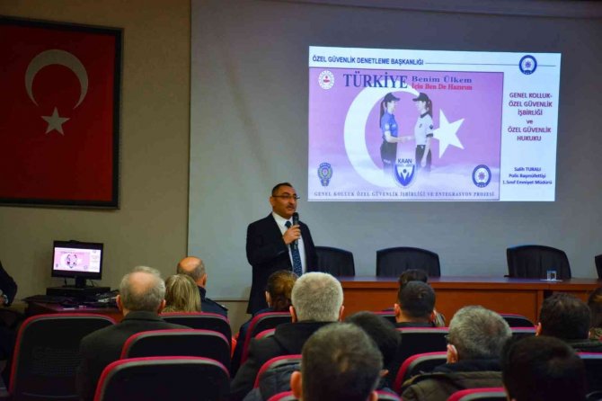 Güvenlik Görevlilerine "Kaan" Uygulaması Anlatıldı