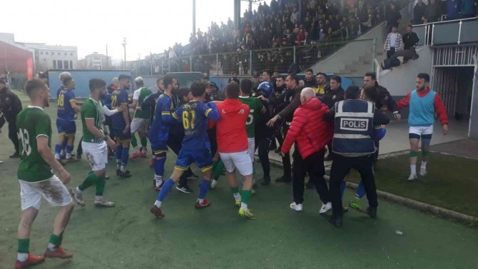 Olaylı Maç Sonrası Kamu Malına Zarar Verenler Hakkında İşlem Başlatıldı