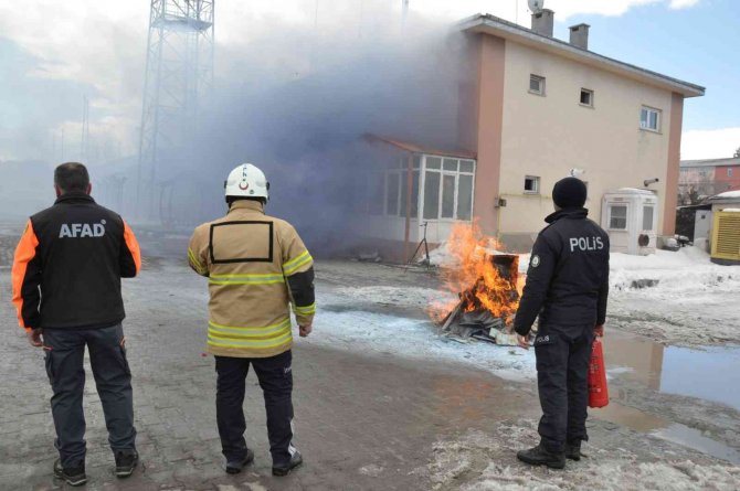 Kars’ta Gerçeği Aratmayan Tatbikat