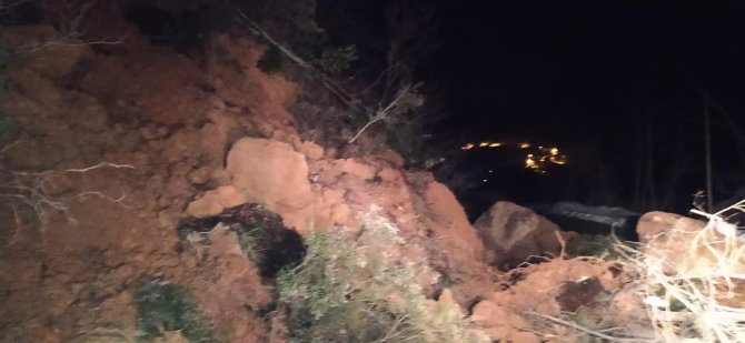 Kastamonu’da Kar Suları Heyelana Sebep Oldu