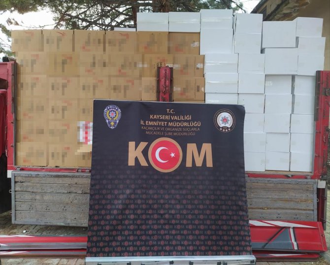Kayseri Merkezli Kaçak Tütün Operasyonunda 50 Milyon Tl’lik Kaçak Ürün Ele Geçirildi