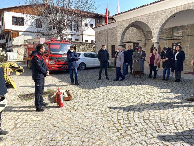 Safranbolu İtfaiyesinden Yangınlara Karşı Eğitim