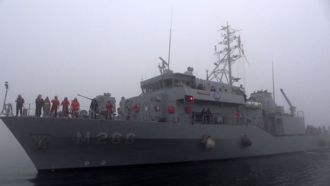 Mayın Arama Gemisi İ̇ğneada’da