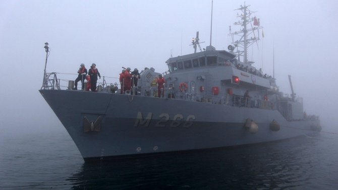 Mayın Arama Gemisi İ̇ğneada’da