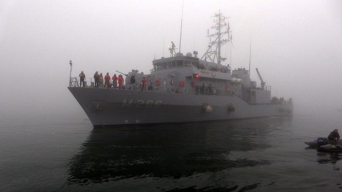 Mayın Arama Gemisi İ̇ğneada’da
