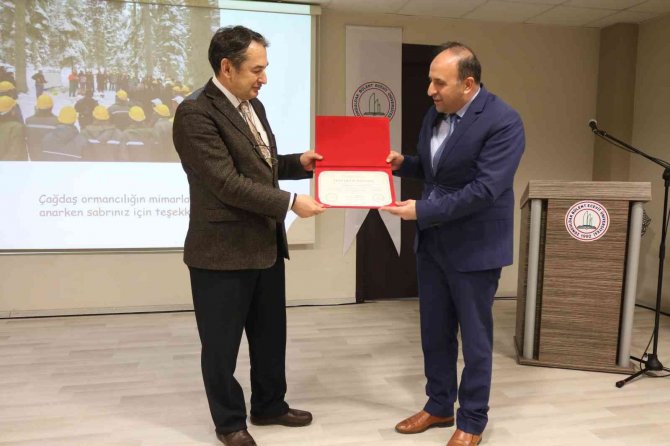 Zbeü’de "Dirgine’de Bir Devlet Ormanı İşletmesi Denemesi" Konferansı