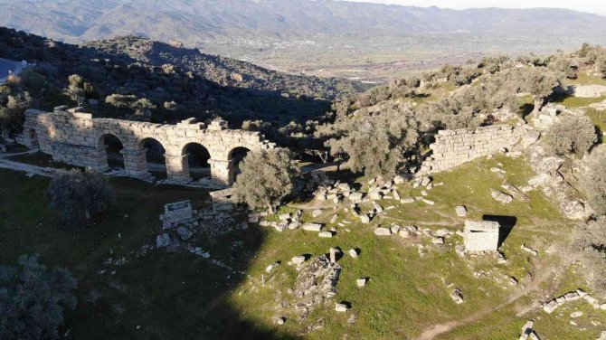 Alinda Antik Kenti Bakanlıktan Gelecek Müjdeli Haberi Bekliyor