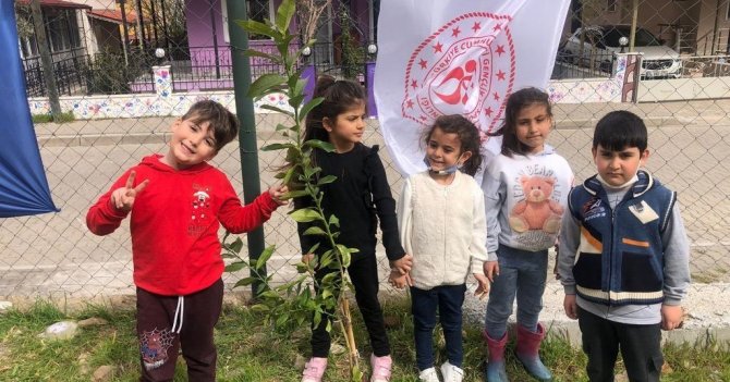 Minik Eller, Fidanları Toprakla Buluşturdu