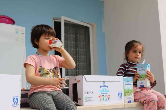 Bodrum’da Süt İçmeyen Çocuk Kalmayacak
