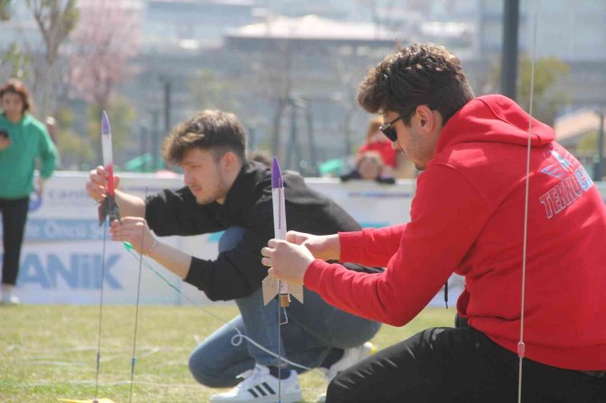 Canik’te Roketler Fırlatıldı