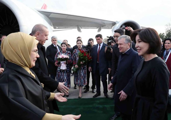 Cumhurbaşkanı Erdoğan Özbekistan’da