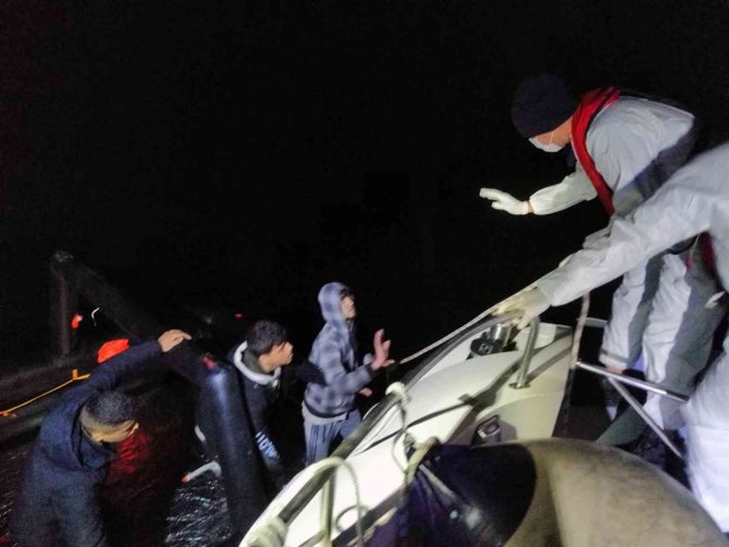 Dalaman’da 55 Düzensiz Göçmen Yakalandı
