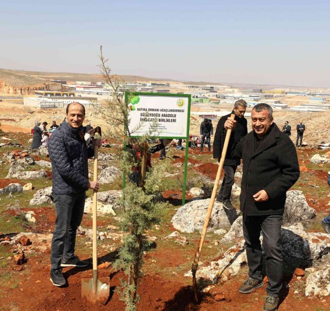 Gai̇b Adına Hatıra Ormanı Kuruldu