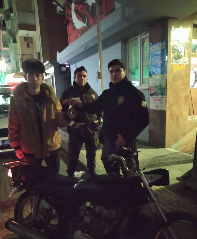 Çalınan Motosiklet, Gece Kartalları Tarafından Bulundu