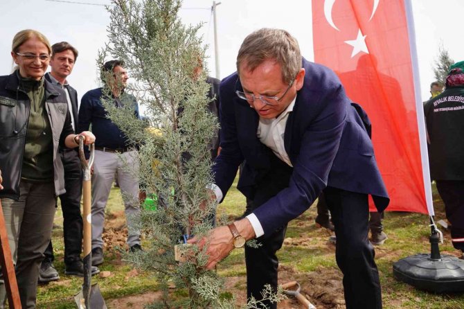 Ayvalık’ta 22 Dönüme 2022 Fidan...