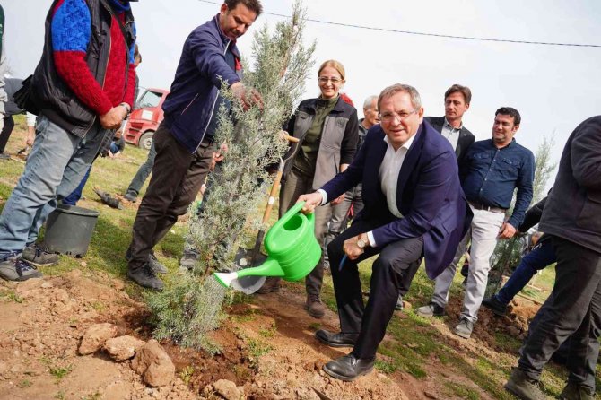 Ayvalık’ta 22 Dönüme 2022 Fidan...