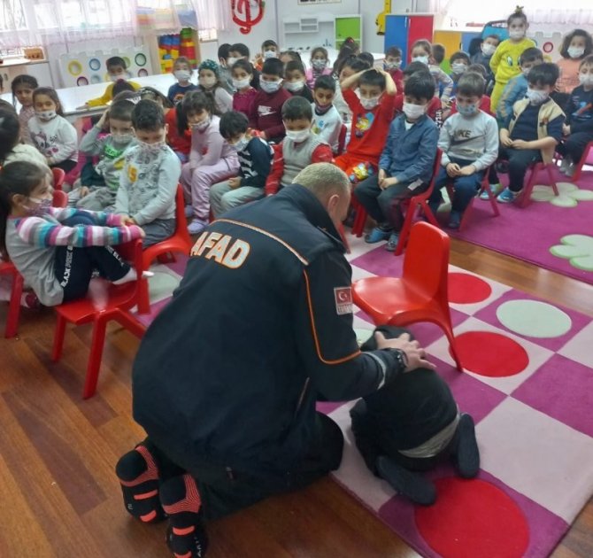 Minik Öğrenciler, Deprem Karşı Bilinçlendi