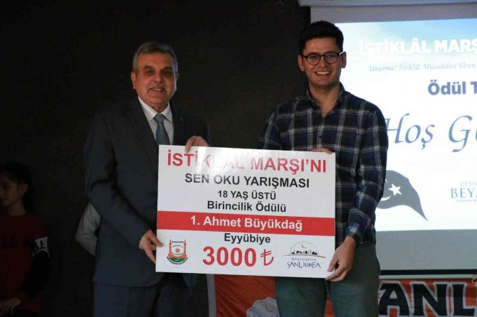Şanlıurfa’da ’’İ̇stiklal Marşını Sen Oku’’ Yarışması Düzenlendi