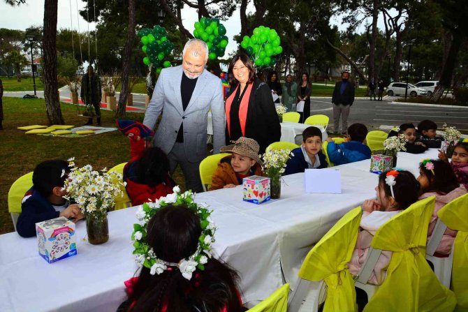 Başkan Sözen, Çocuklarla Bahara ‘Merhaba’ Dedi
