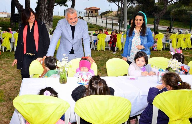 Başkan Sözen, Çocuklarla Bahara ‘Merhaba’ Dedi