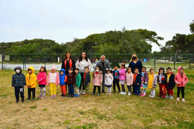 Başkan Sözen, Çocuklarla Bahara ‘Merhaba’ Dedi