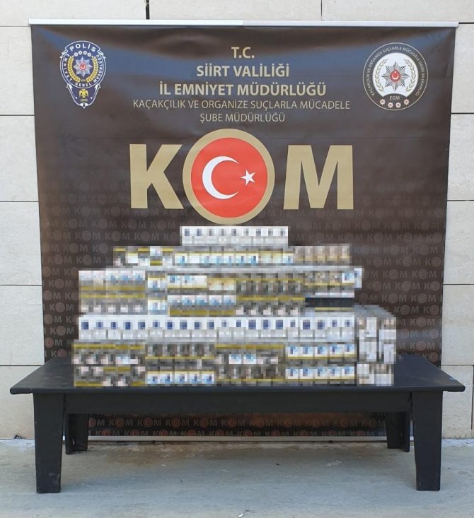 Siirt’te Araç İçine Zulalanmış Kaçak Sigara Ele Geçirildi