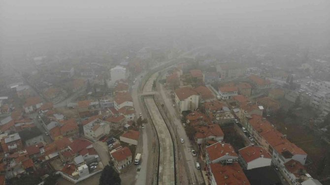 Burdur’da Yoğun Sis Etkili Oldu