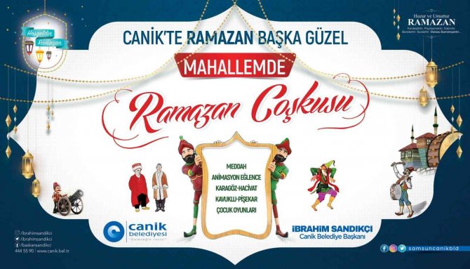 Çocuklar Ramazan Coşkusunu Canik’te Yaşayacak