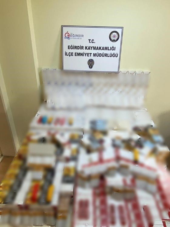 Eğirdir’de 65 Bin 800 Bandrolsüz Makaron Ele Geçirildi