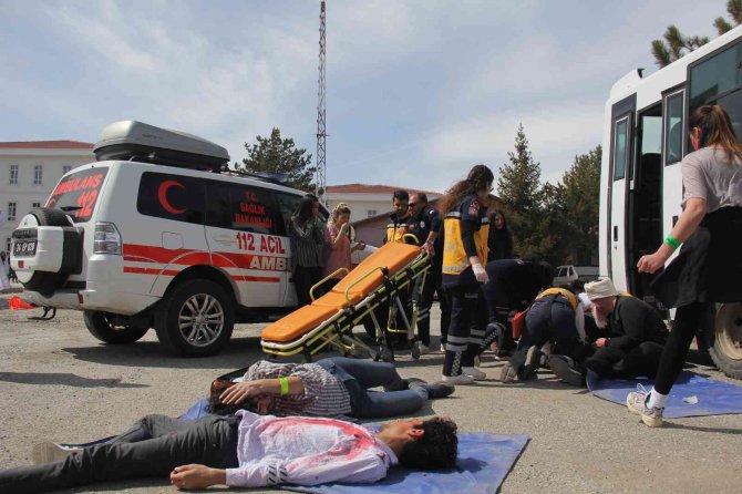 Gerçeği Aratmayan “Triaj” Tatbikatı