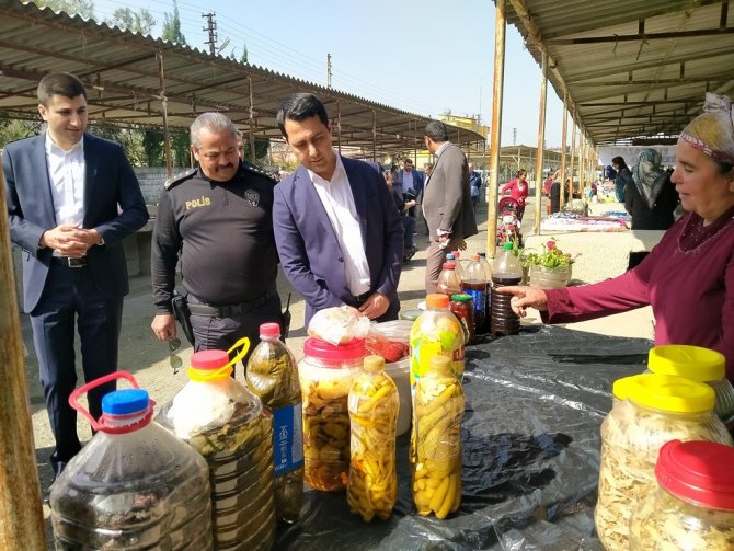 Erzin’de "Kadın Eli Halk Pazarı" Kuruldu