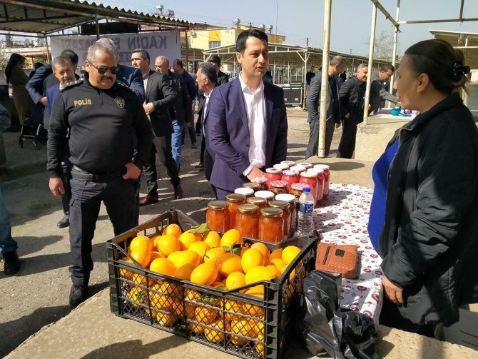 Erzin’de "Kadın Eli Halk Pazarı" Kuruldu