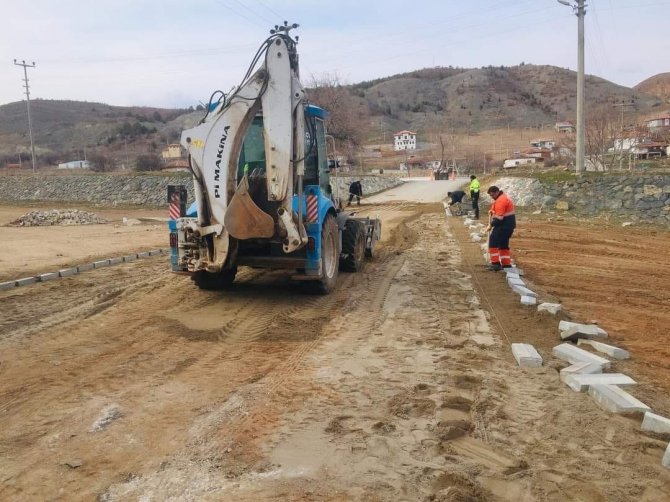 Delice’de Üstyapı Çalışmaları Sürüyor
