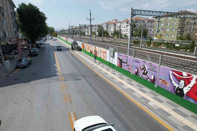 Sincan Belediyesi Duvar Yazılarıyla Tarihi Yaşatıyor