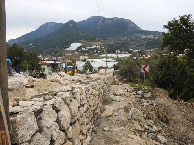 Alanya Çıplaklı, Dimçayı, Oba Ve Karakocalı’da İmar Yolu Çalışması