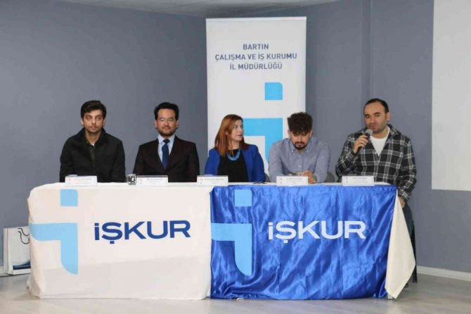 Bartın Üniversitesi Öğretim Elemanları Meslek Tanıtımları Yapıyor