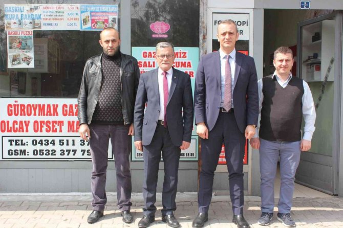 Bi̇k Müdürü Uluçamlıbel’den Kaymakam Cankaloğlu’na Ziyaret