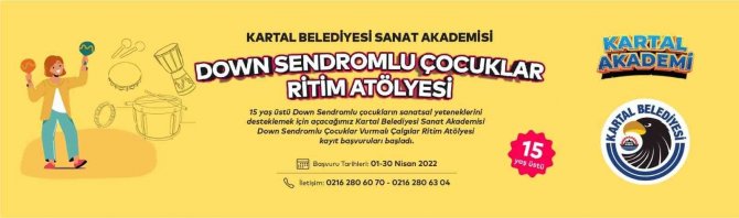 Down Sendromlu Çocuklar Kartal’da Müziğin Ritmini Keşfedecek