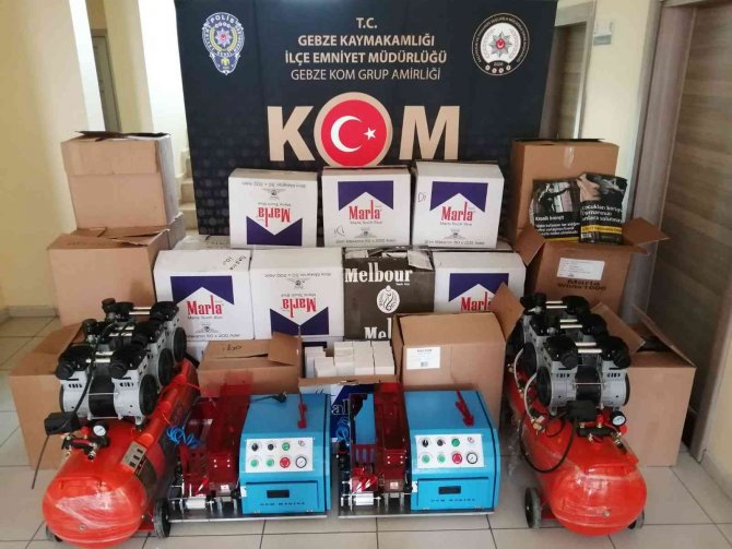 Kocaeli’de Kaçak Sigara Operasyonu: 2 Gözaltı