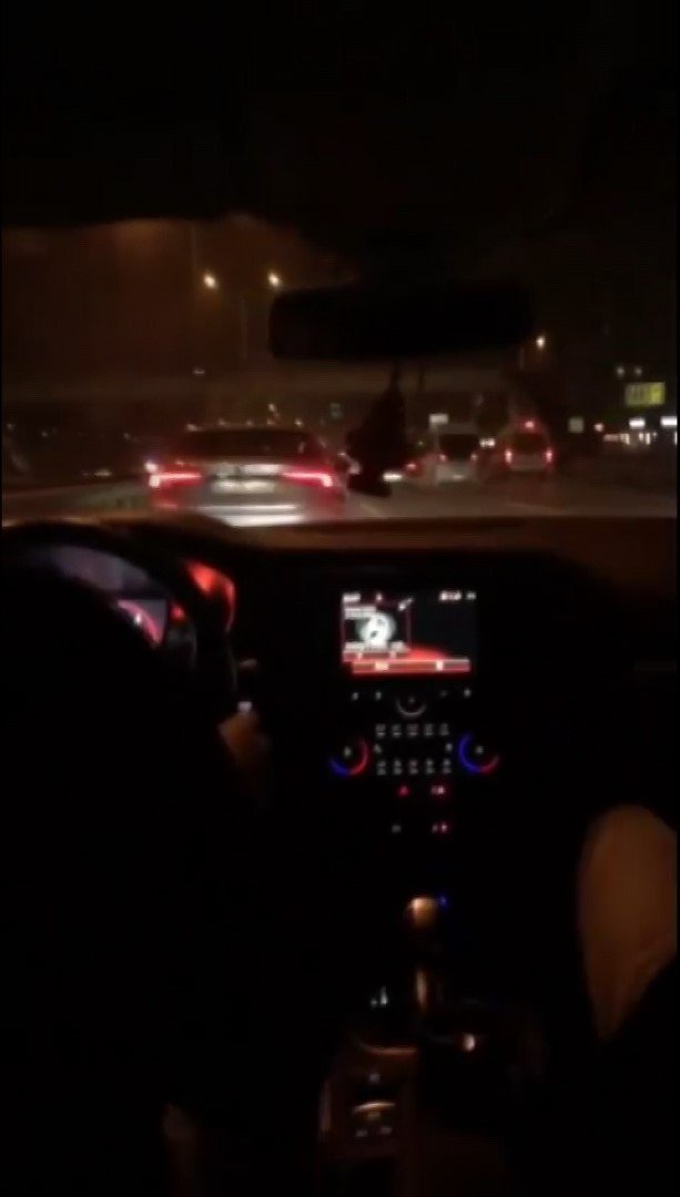 Maltepe’de Makas Atan Sürücü O Anları Sosyal Medyada Paylaştı