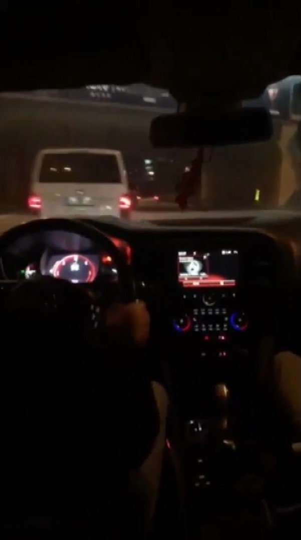 Maltepe’de Makas Atan Sürücü O Anları Sosyal Medyada Paylaştı
