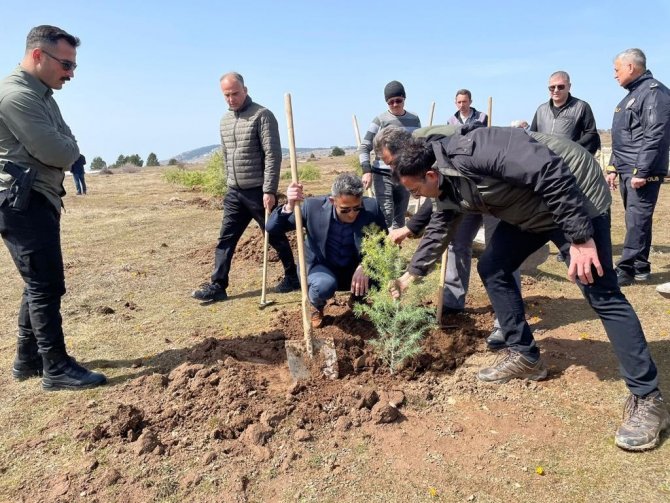 Kurtuluşunun 100. Yılında Demirci Akıncılar Anıtının Olduğu Alan Ağaçlandırıldı