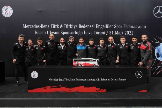 Mercedes-benz Türk, Ampute Futbol Milli Takımı’nın Resmi Ulaşım Sponsoru Oldu
