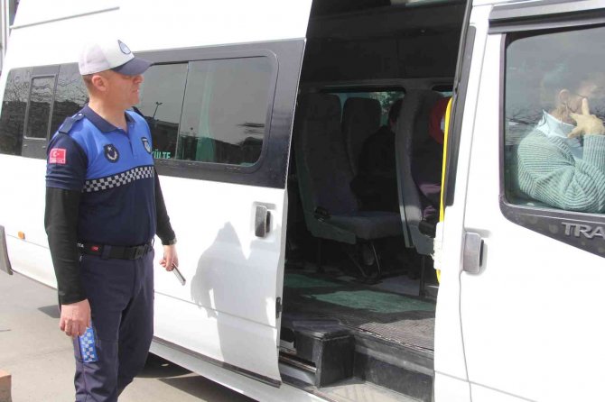 Samsun’da Kaza Sonrası Dolmuşlara Denetim