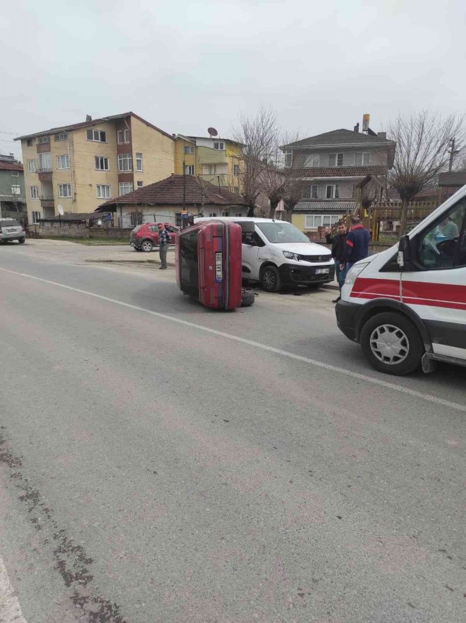Direksiyonda Kan Şekeri Düşünce Aracıyla Takla Attı