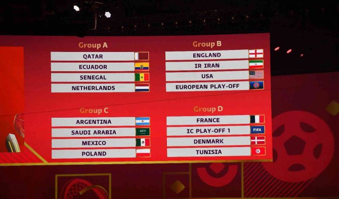 2022 Fıfa Dünya Kupası’nda Gruplar Belli Oldu