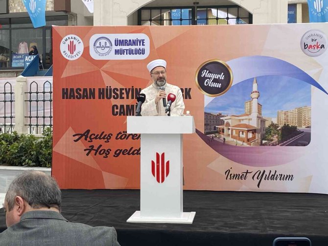 Diyanet İ̇şleri Başkanı Ali Erbaş, “Bugün 90 Bin Camimize İlaveten Bir Cami Daha Açıyoruz”