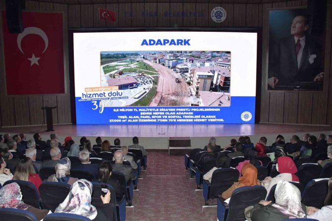 Biga’da Hizmet Dolu 3 Yıl Görkemli Bir Gece İle Anlatıldı